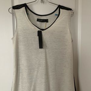Stella & Jamie Tank with Genuine Leather